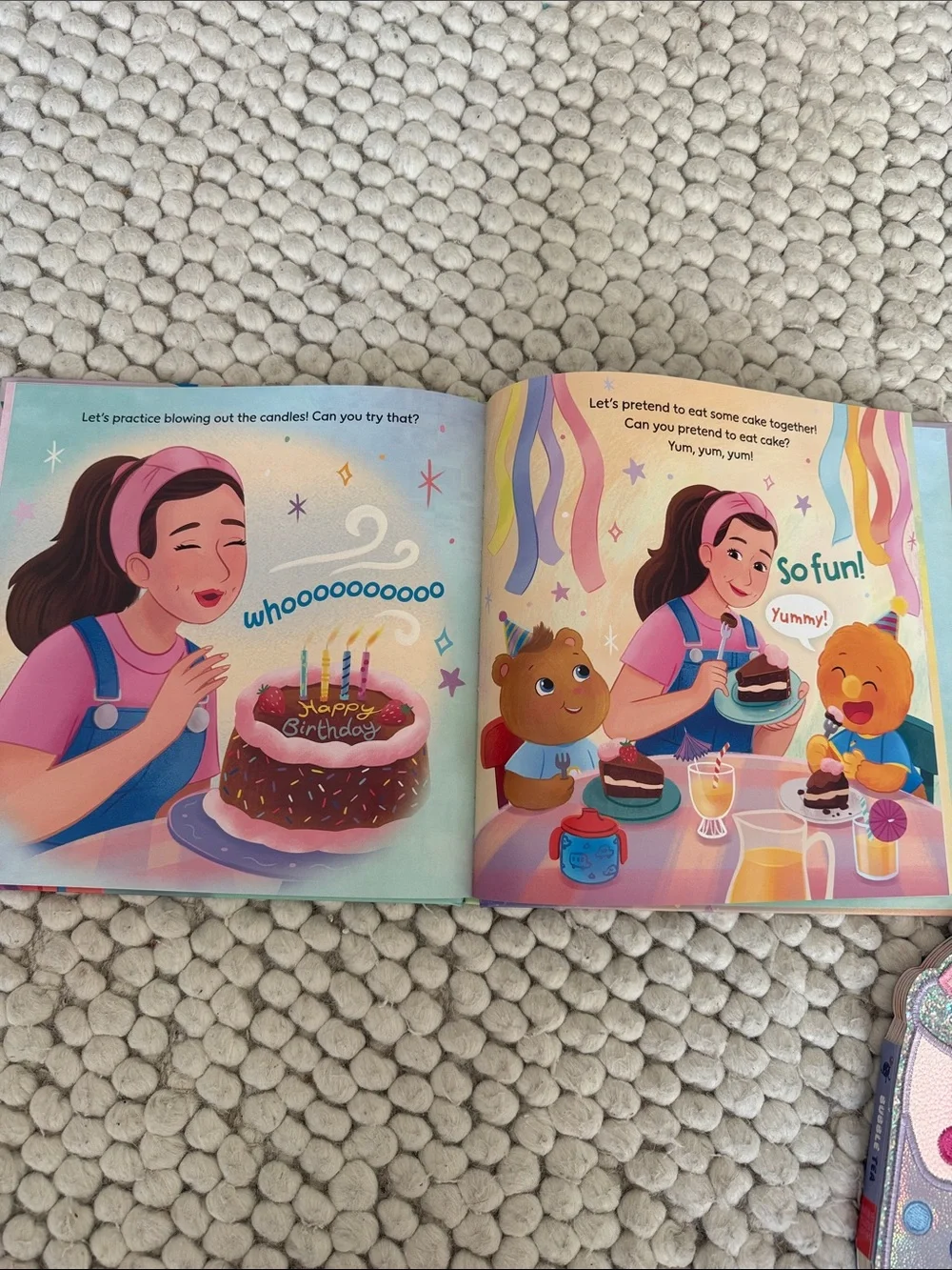 Ms Rachel Happy Birthday, Wonderful You! & Bubble Tea scratch sniff book